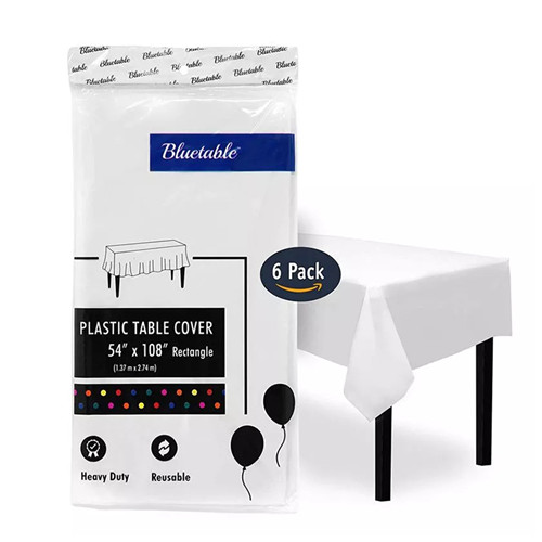 Plastic table clearance cover roll