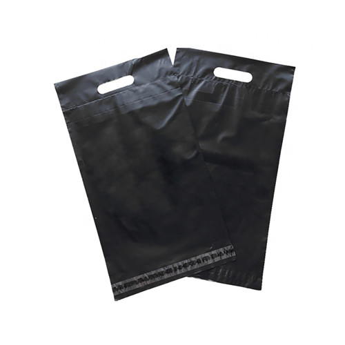 black plastic bags with handles