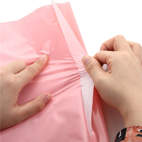 Custom Printed Waterproof Pink Poly Mailers Mailing Bags