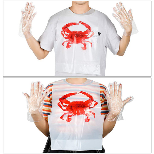 Custom Keep Me Clean Seafood Restaurants BBQ Disposable Bibs Funny Bibs